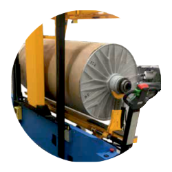 Battery Operated Warp Beam Carrier With Heald Frame Support (Beam Gaiting Trolley) - ECO L/ECO L 1100/ECO L 6000